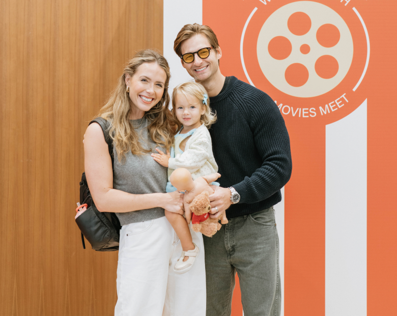 Family enjoying the Highlands Kids At the Movies experience